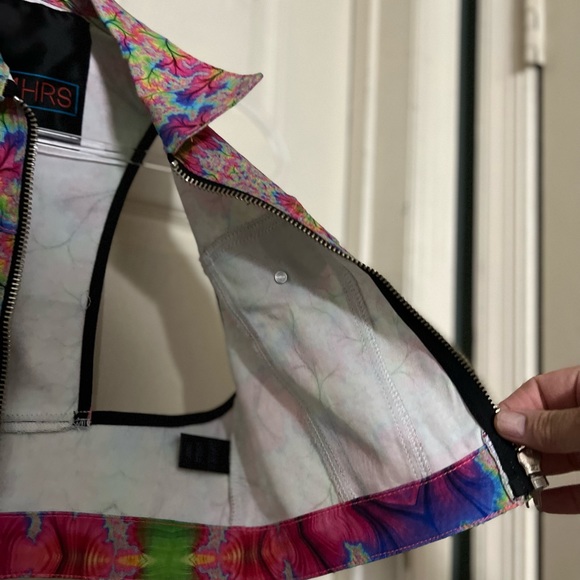 NWOT Dolls Kill | 24HRS | Denim Zip Up Vest Top | S - Picture 6 of 10